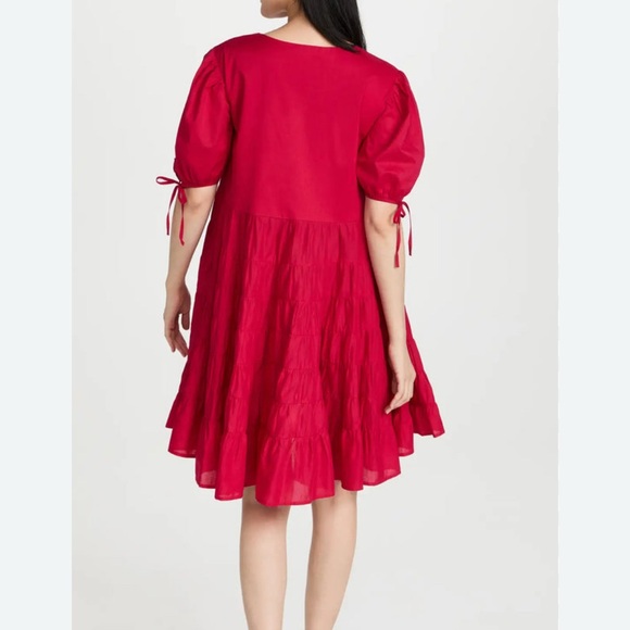 EUC ❤️ Merlette Swing Dress in Red ❤️ Large ❤️ - Picture 3 of 6